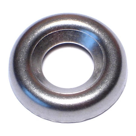 Midwest Fastener Countersunk Washer, Fits Bolt Size #14 , 18-8 Stainless Steel 20 PK 63385